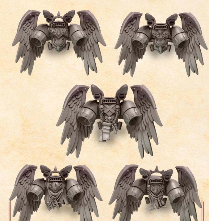 Greytide Studios Crimson Winged Jump packs