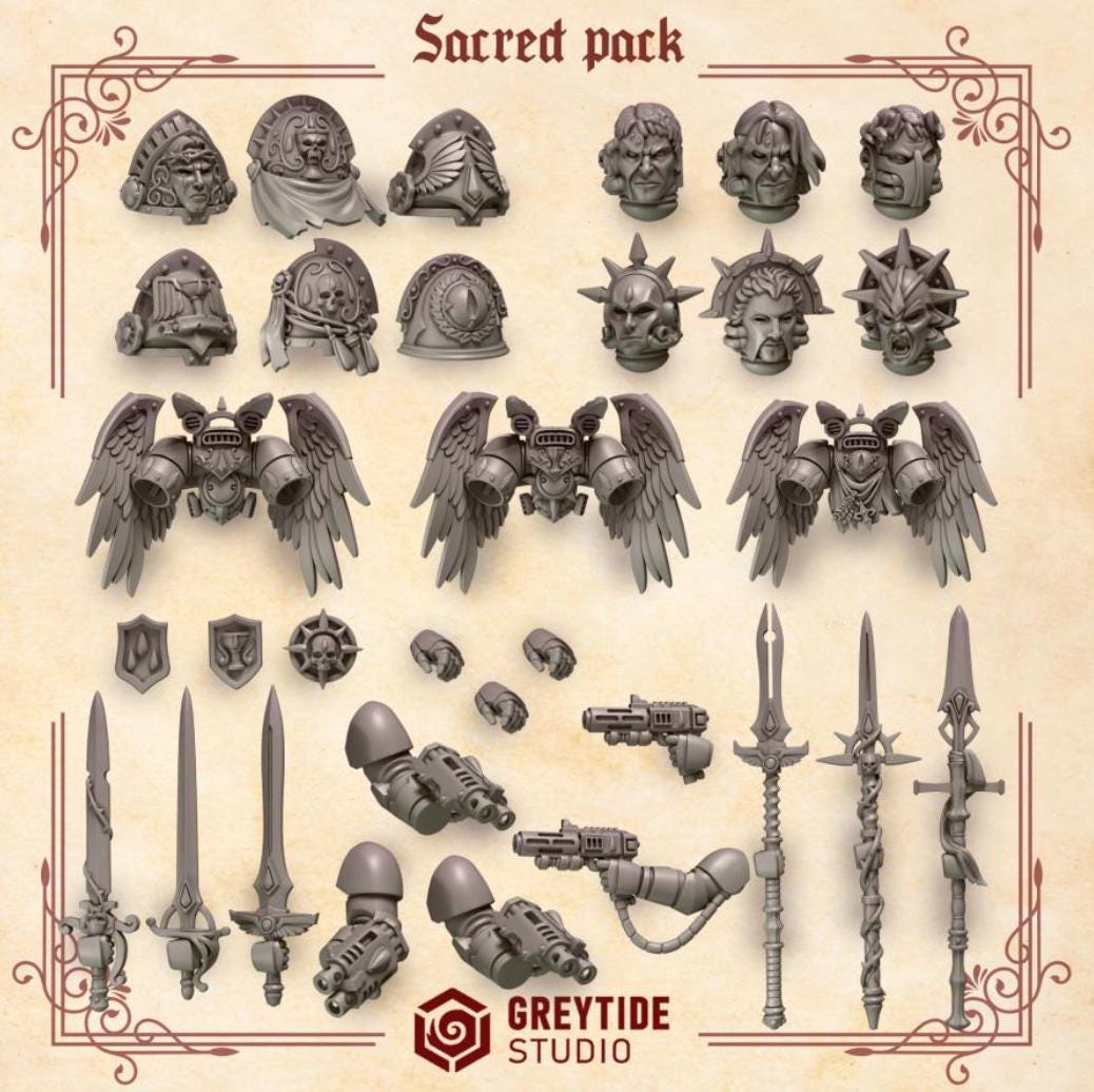 Greytide Studios Crimson lords Sacred pack