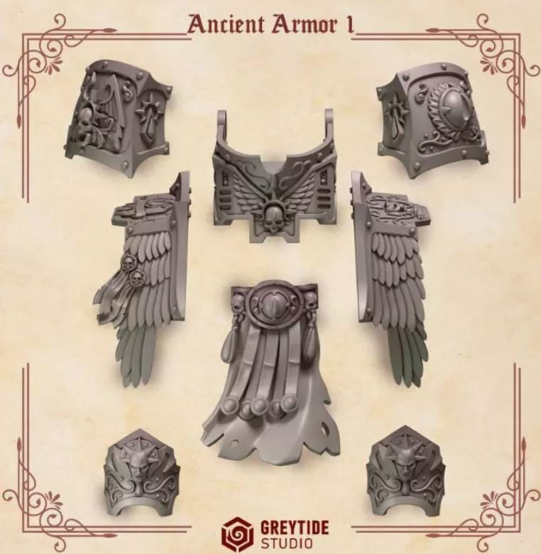 Greytide Studios Crimson lords Dreadnought Upgrade kit
