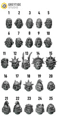 Greytide Studios Crimson lords heads pack