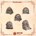 10x NEW Greytide Studios Crimson lords Shoulders 1