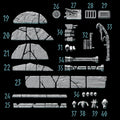 Greytide Studios Primal Hounds Basing bits set 2 upgrade kit