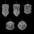 5x Greytide Studios Primal Hounds Shields Upgrade kit