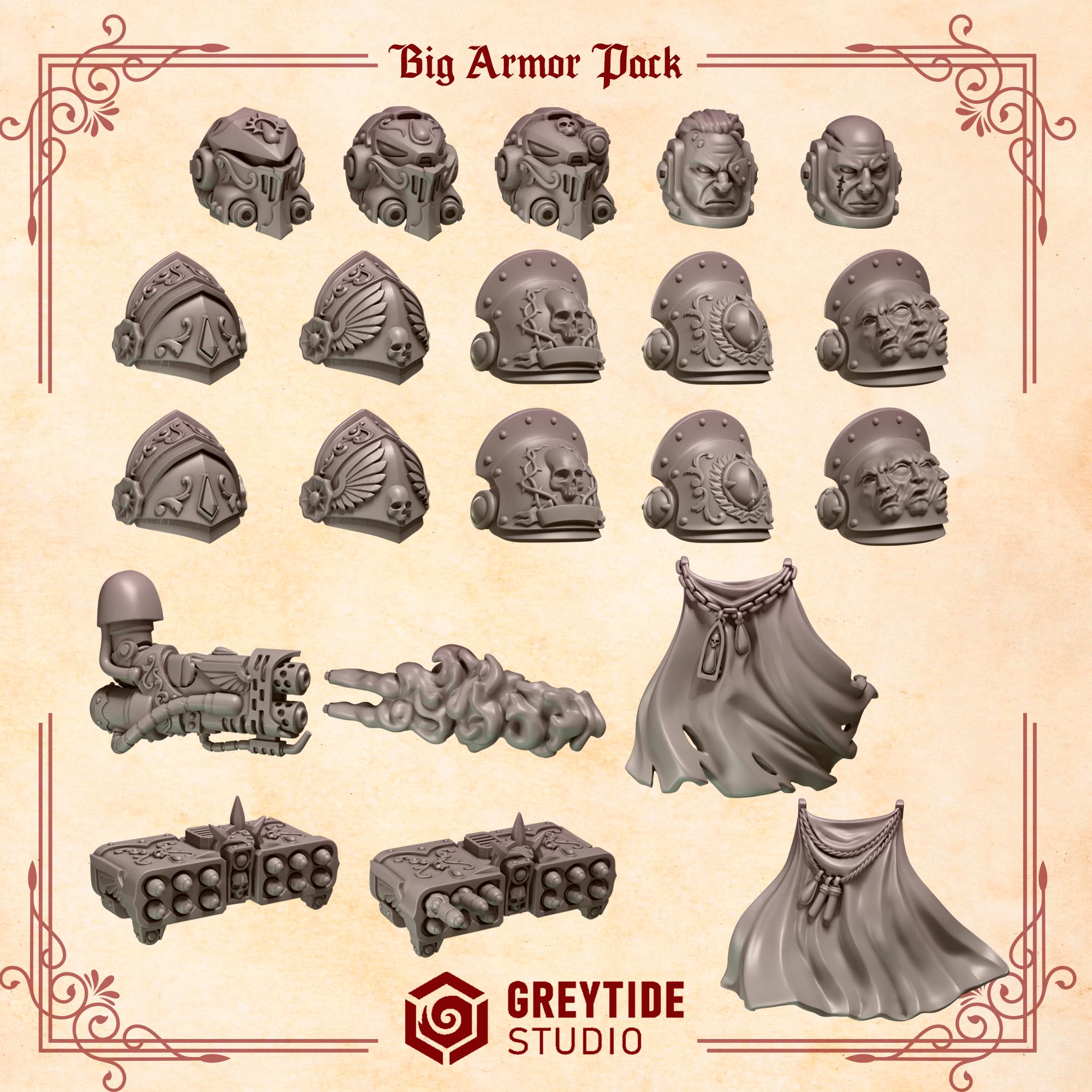 Greytide Studios Crimson lords Terminator upgrade kit