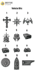 Greytide Studios Crimson lords Vehicle upgrade kit