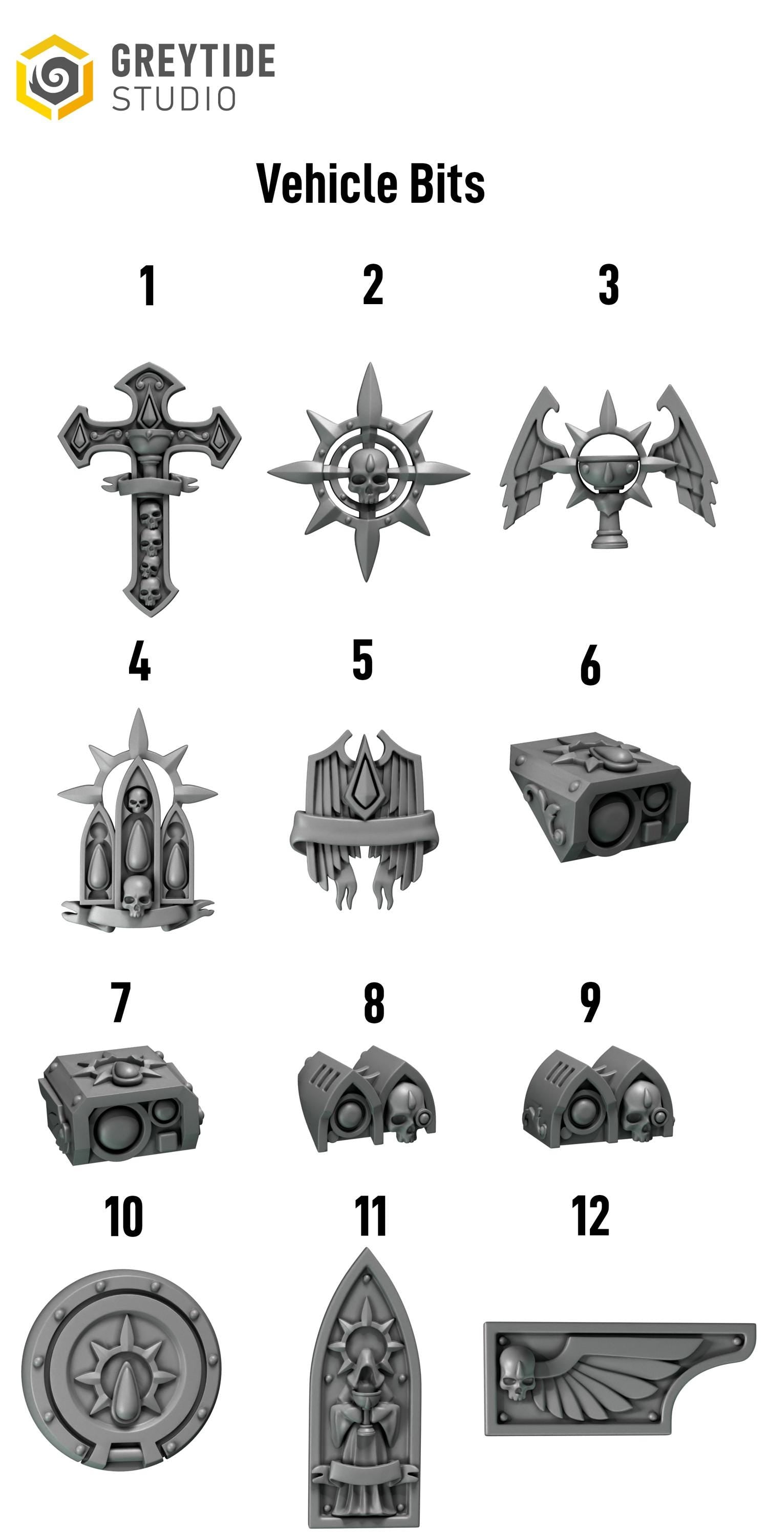Greytide Studios Crimson lords Vehicle upgrade kit