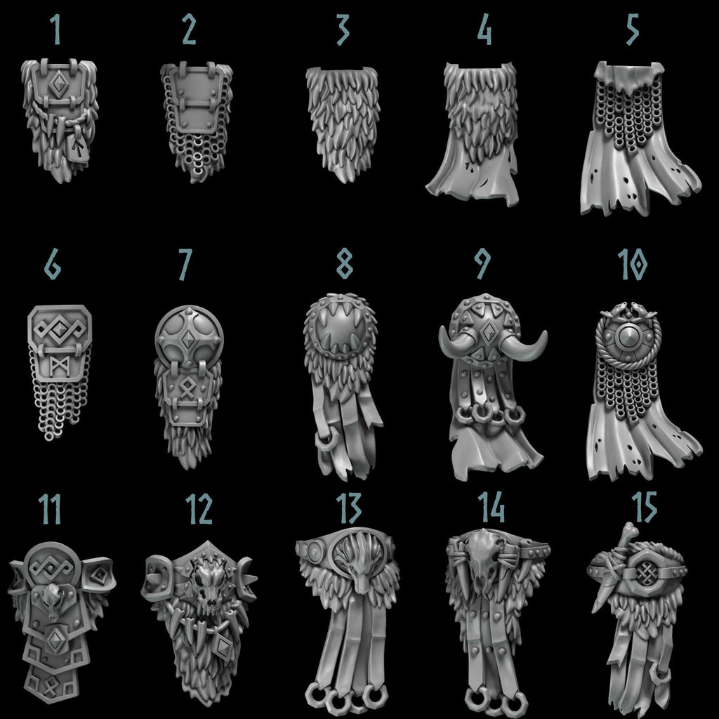 15x Greytide Studios Primal Hounds Standard Loincloths upgrade kit