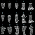 15x Greytide Studios Primal Hounds Standard Loincloths upgrade kit