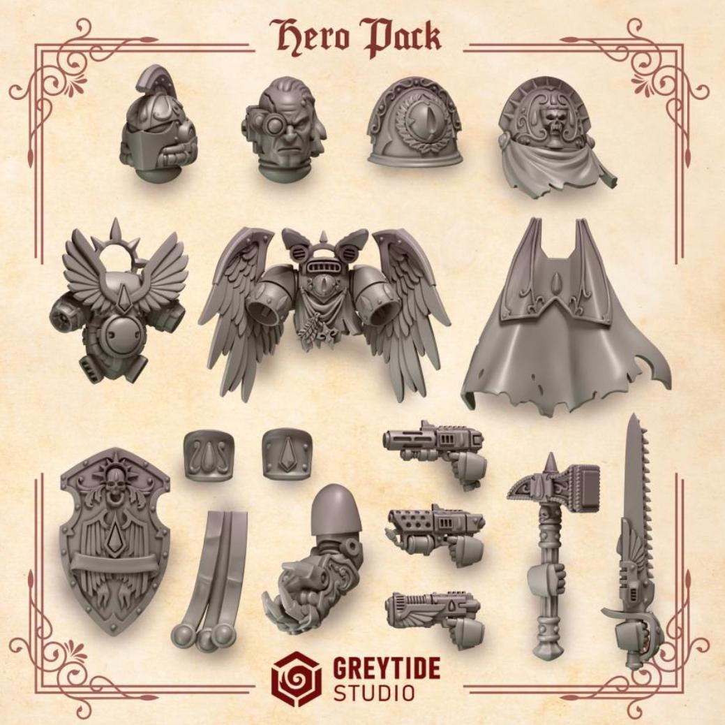 Greytide Studios Crimson lords hero pack
