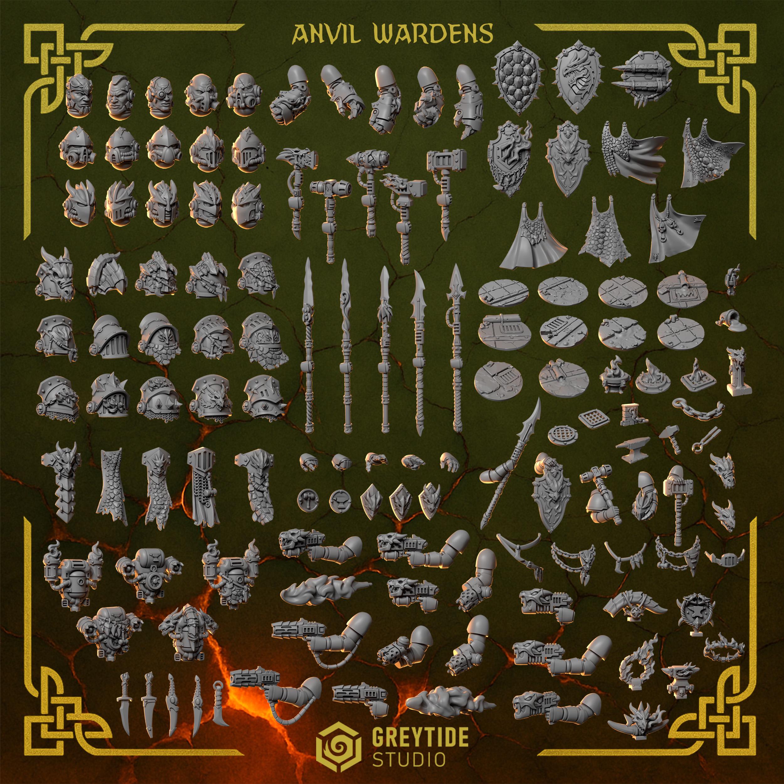 Greytide Studios Anvil Warden full range pack
