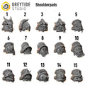 15x Greytide Studios Anvil Wardens Shoulder pads Upgrade kit