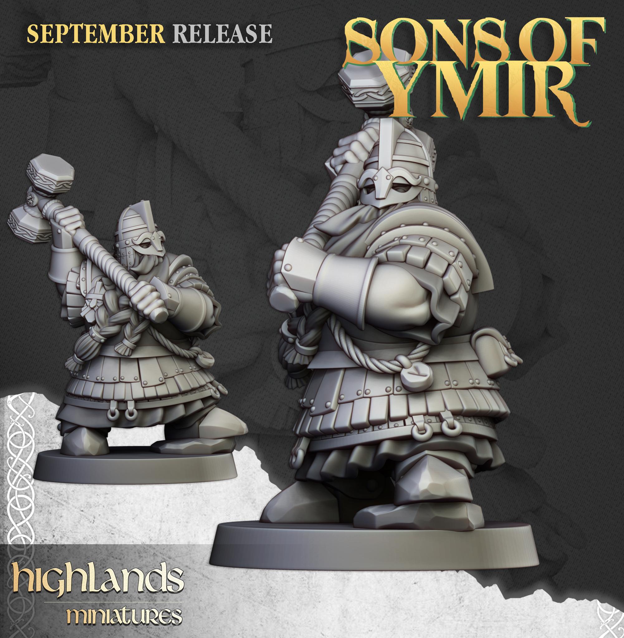 Dwarf Kingsguard unit - Highlands Miniatures