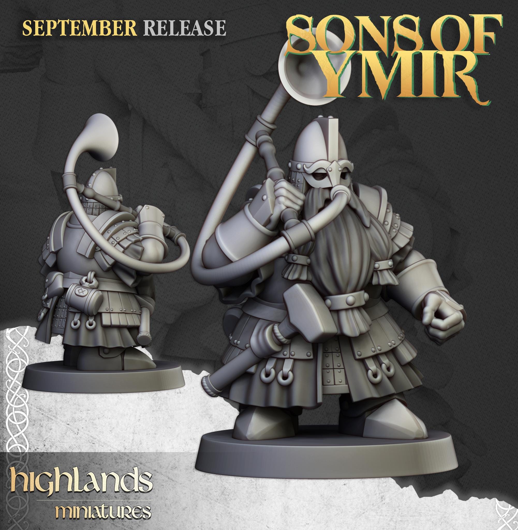 Dwarf Kingsguard unit - Highlands Miniatures