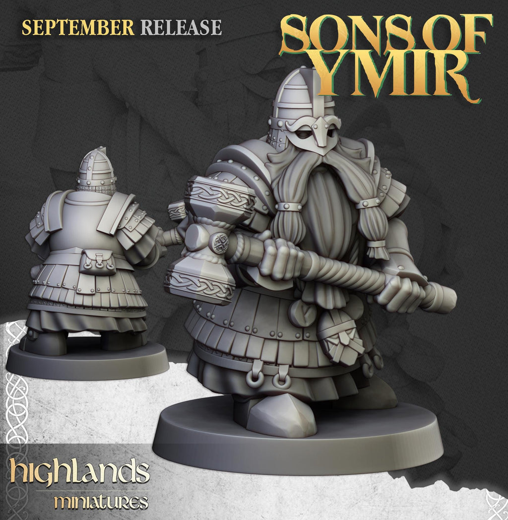 Dwarf Kingsguard unit - Highlands Miniatures