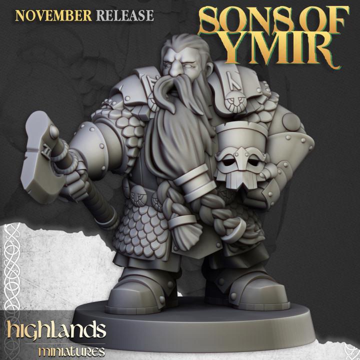 Dwarf Huscarls  unit - Highlands Miniatures