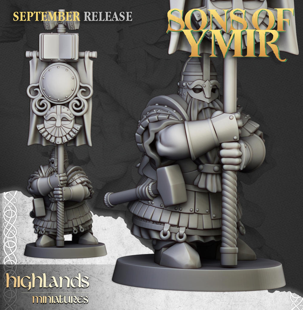 Dwarf Kingsguard unit - Highlands Miniatures