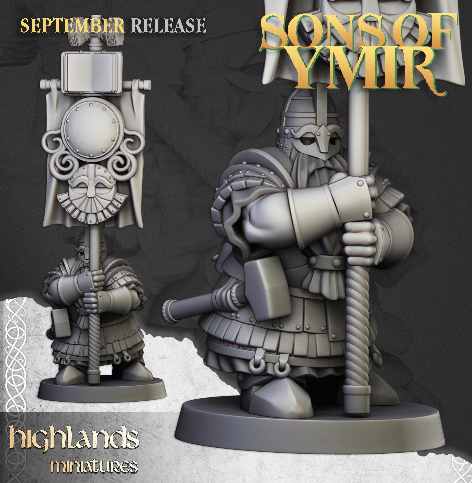 Dwarf Kingsguard unit - Highlands Miniatures