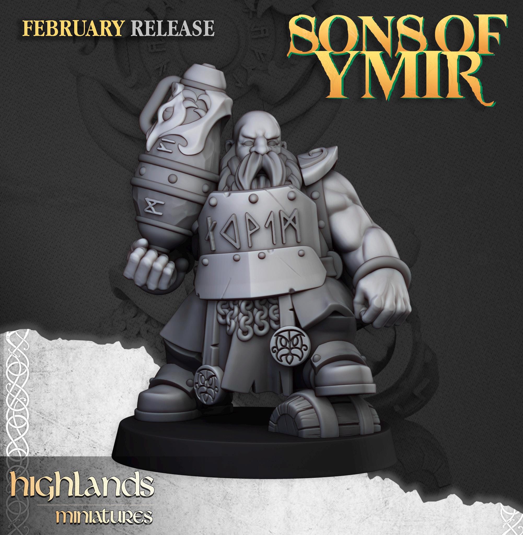 Dwarf firespitters  - Highlands Miniatures