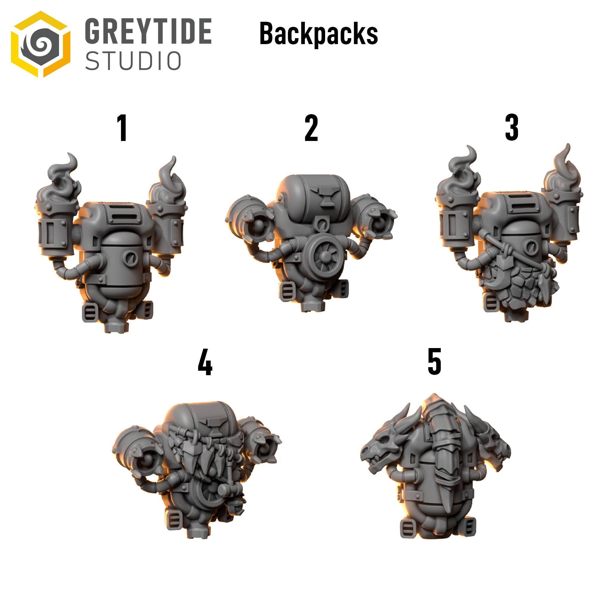Greytide Studios Anvil Warden backpacks