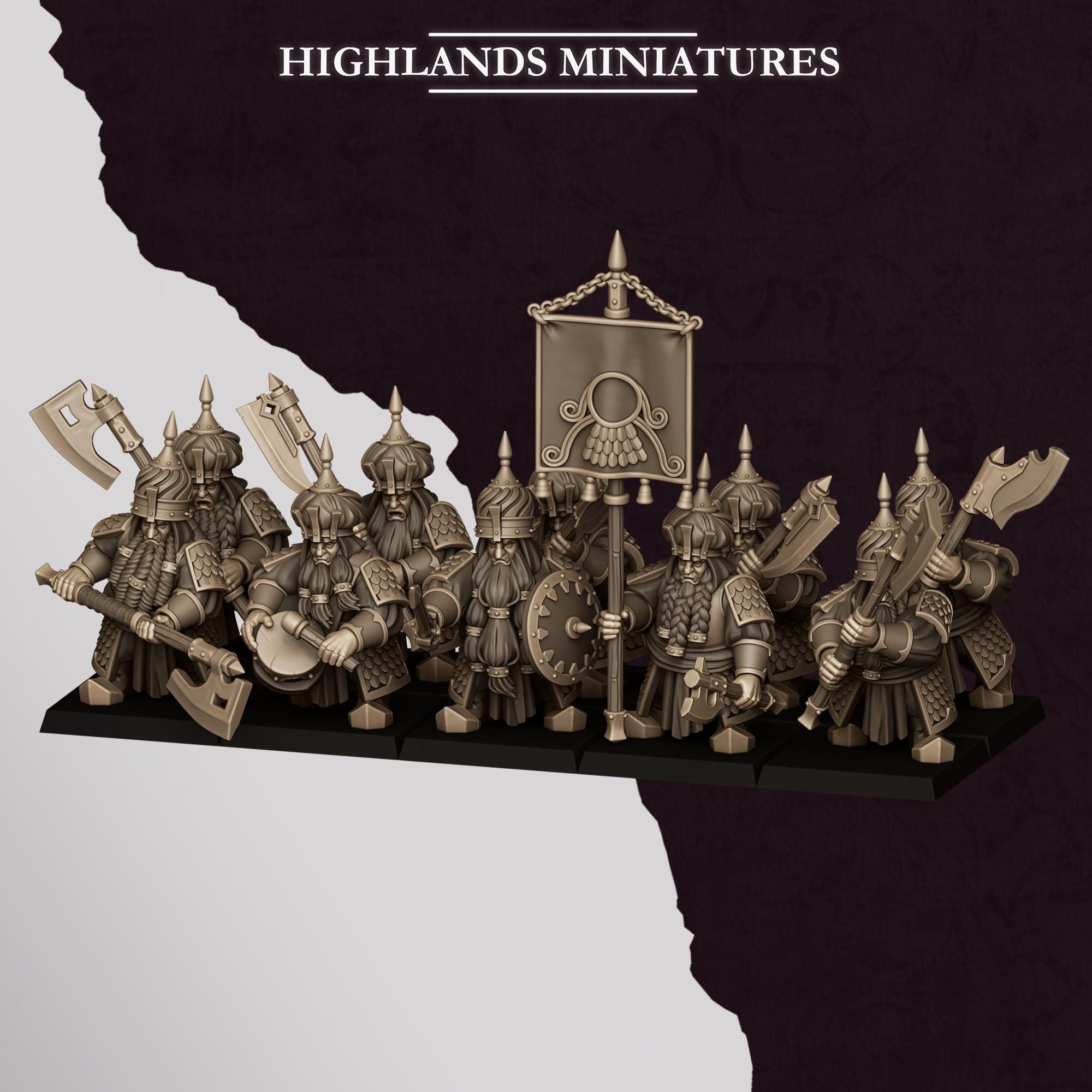 Sons of Marduk Warriors with Great Weapons - Highlands Miniatures