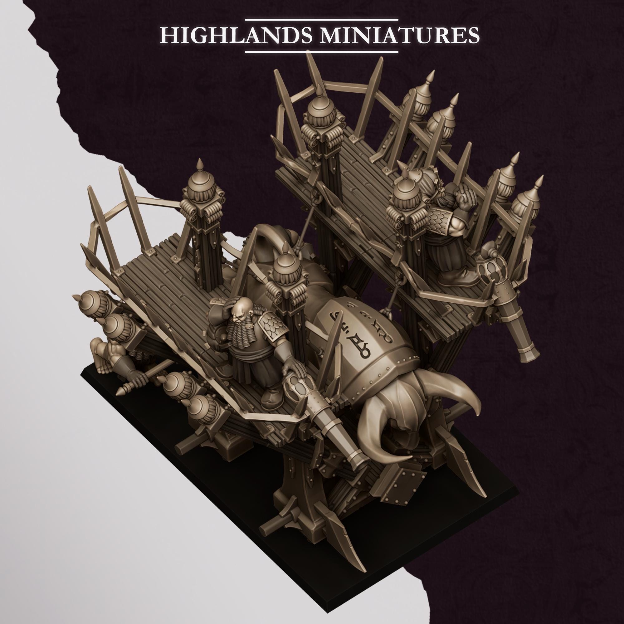 Blazing Icon of Marduk - Highlands Miniatures