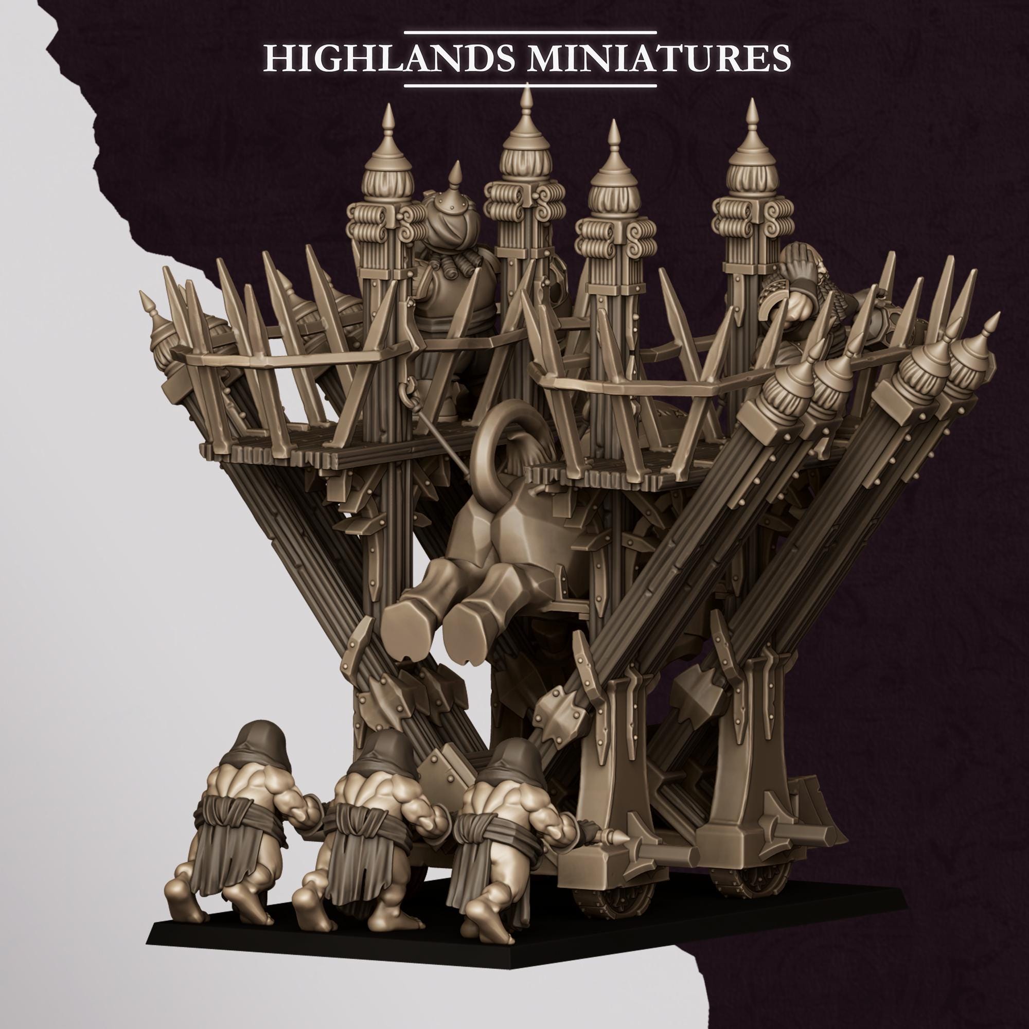 Blazing Icon of Marduk - Highlands Miniatures