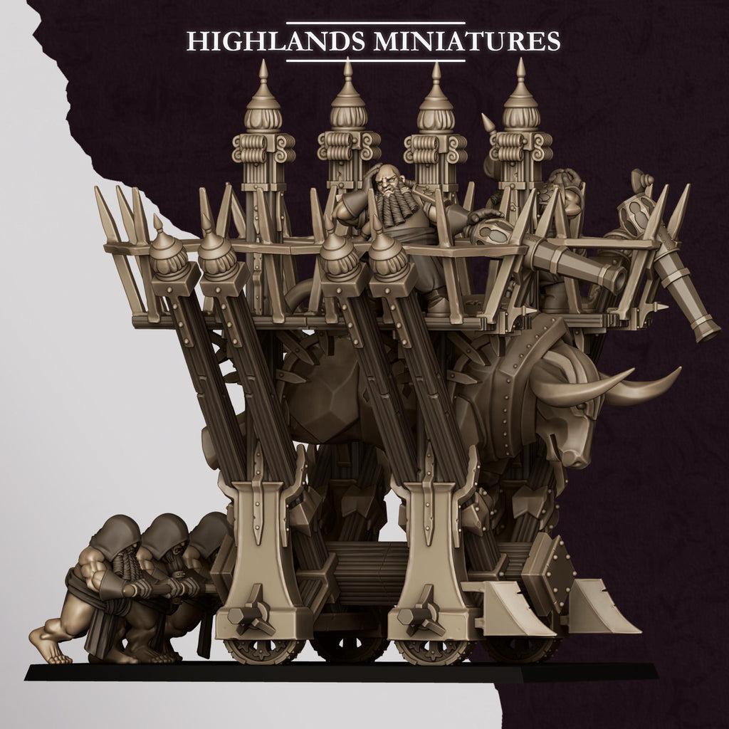 Blazing Icon of Marduk - Highlands Miniatures
