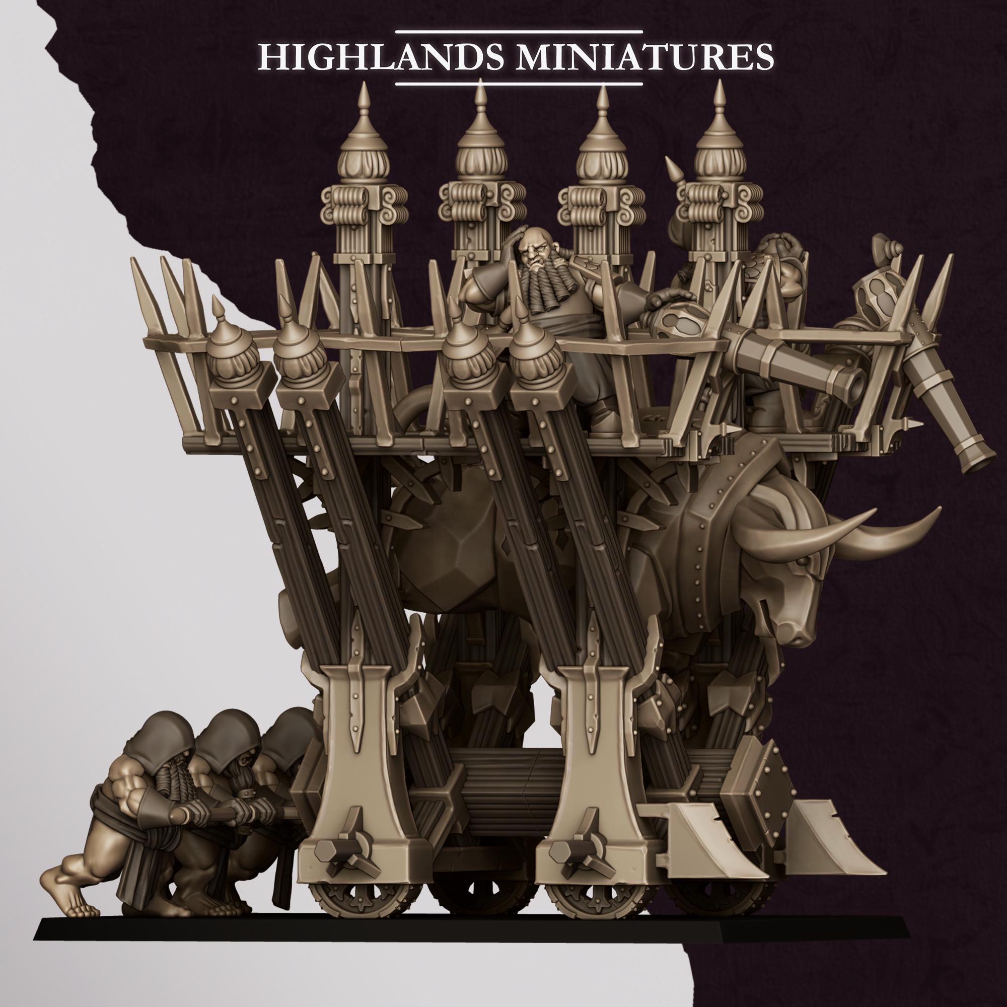 Blazing Icon of Marduk - Highlands Miniatures
