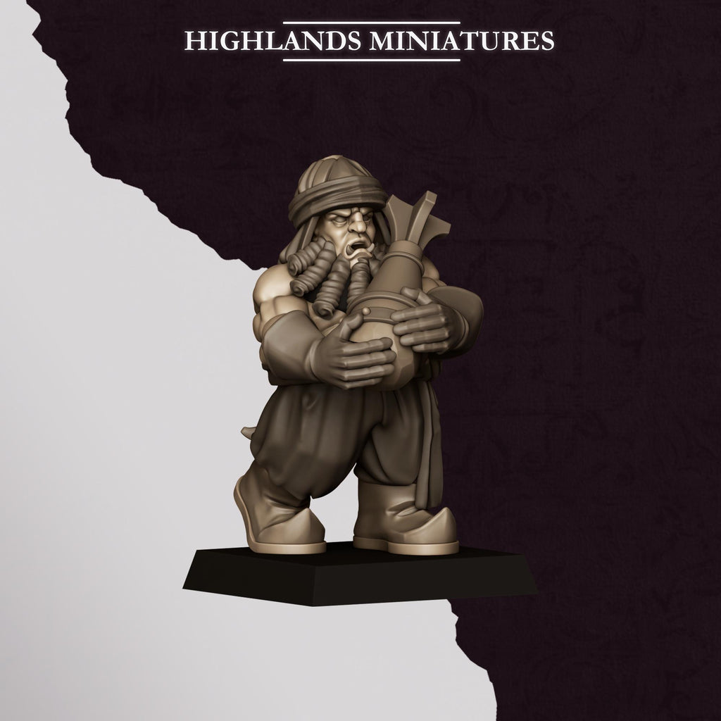Sons of Marduk Mortar - Highlands Miniatures