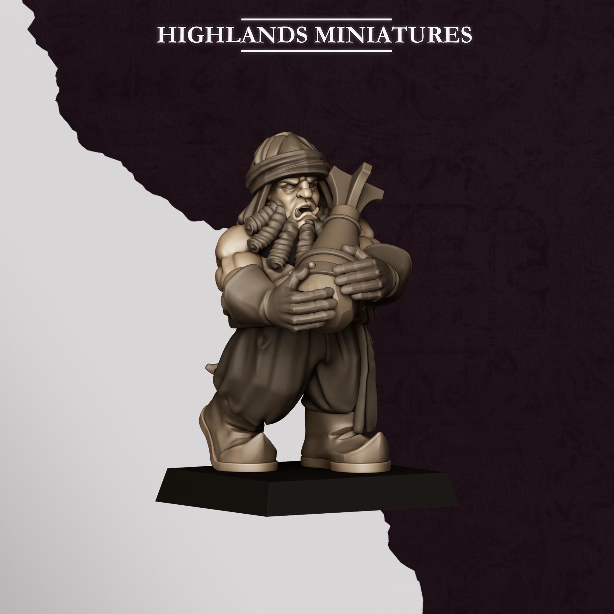Sons of Marduk Mortar - Highlands Miniatures