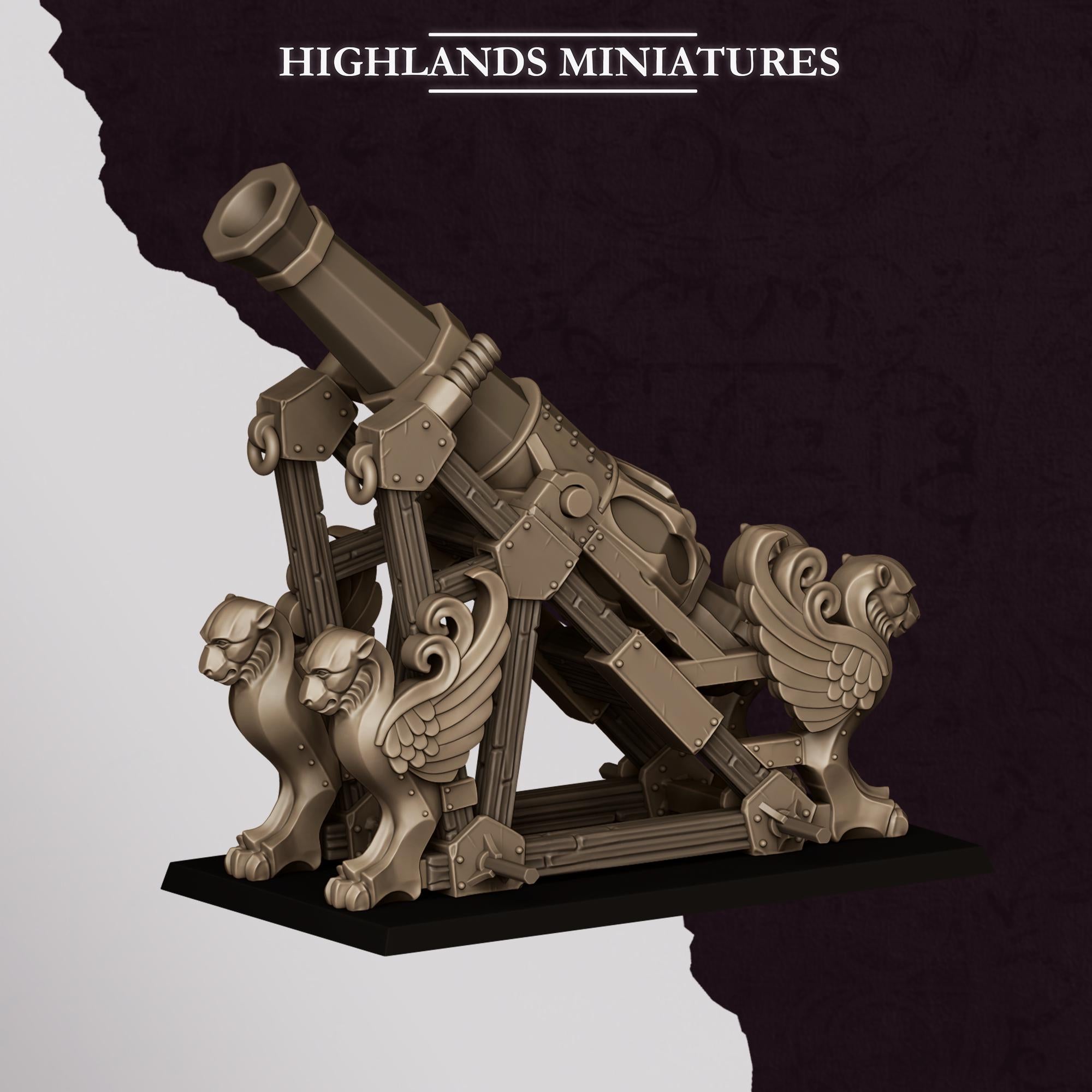 Sons of Marduk Mortar - Highlands Miniatures