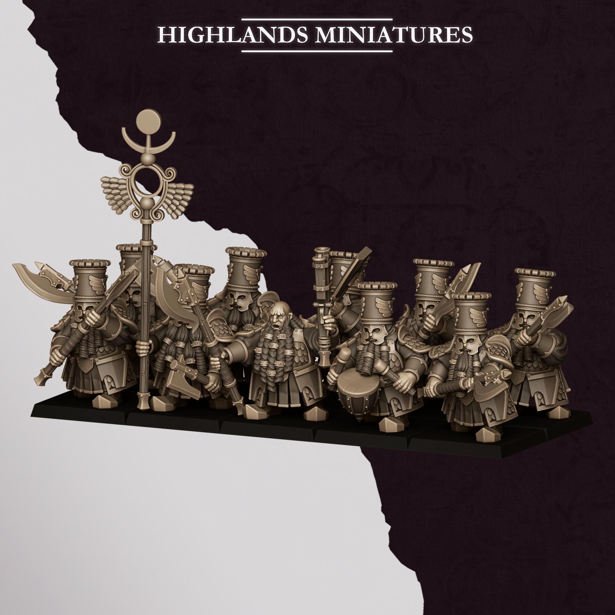 Sons of Marduk Heavy Guard with great weapons - Highlands Miniatures
