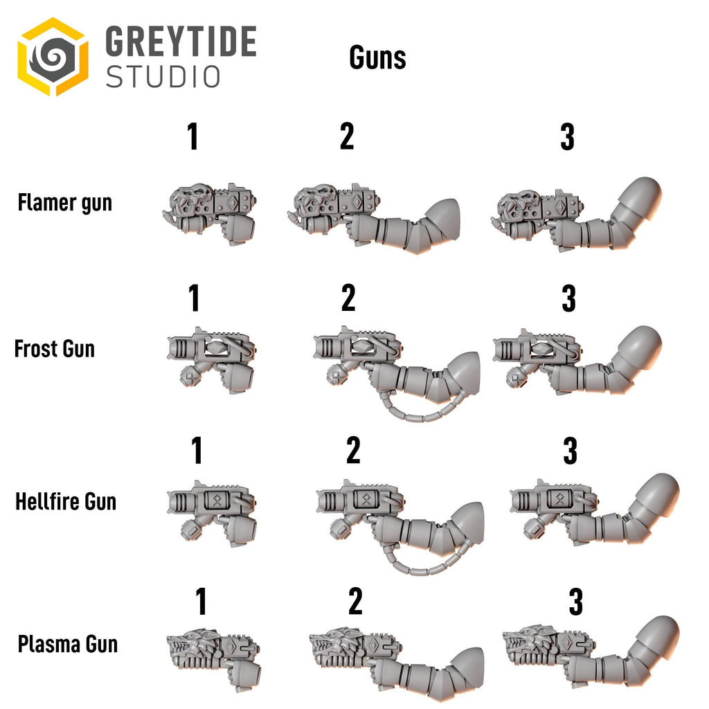 Greytide Studios Primal hounds guns