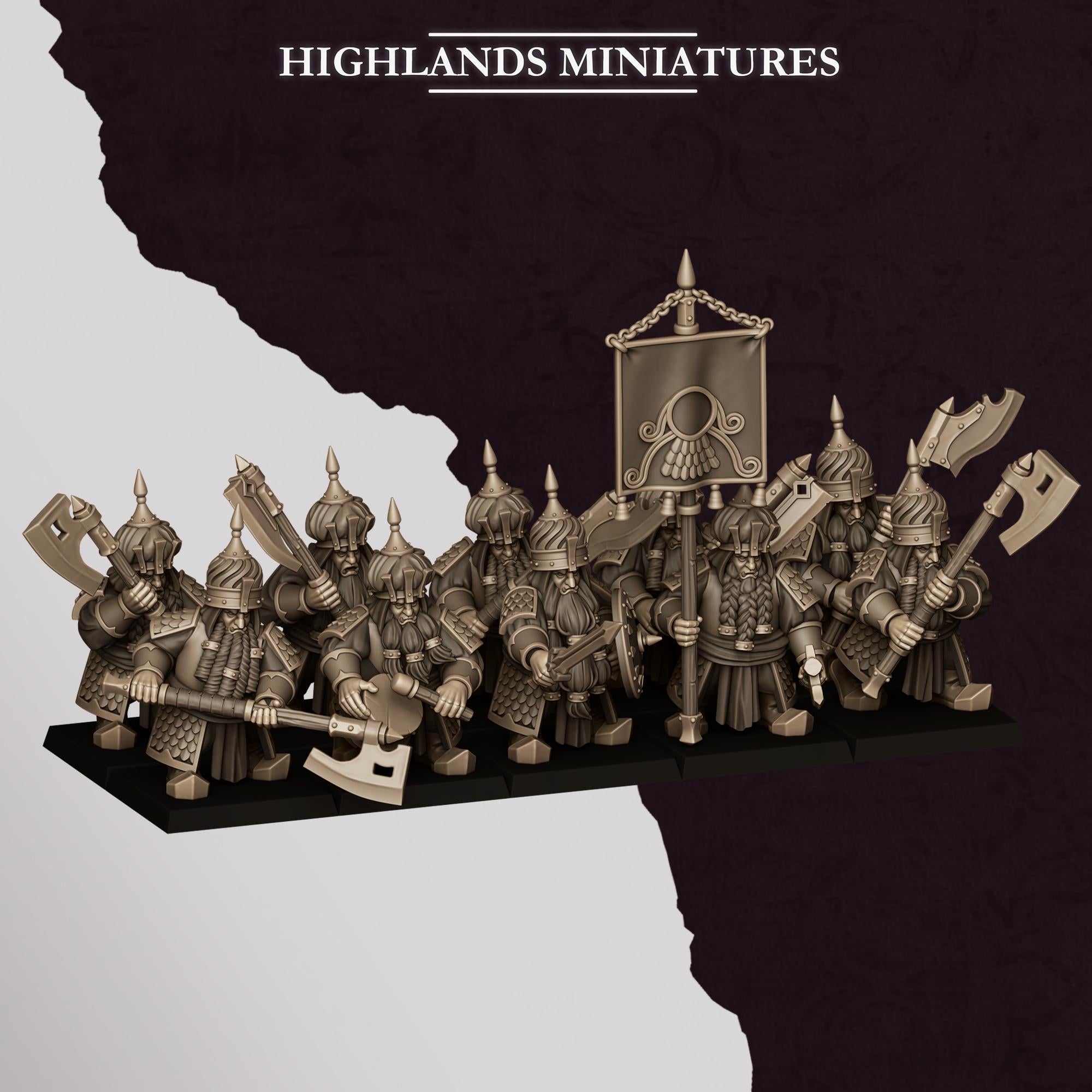 Sons of Marduk Warriors with Great Weapons - Highlands Miniatures