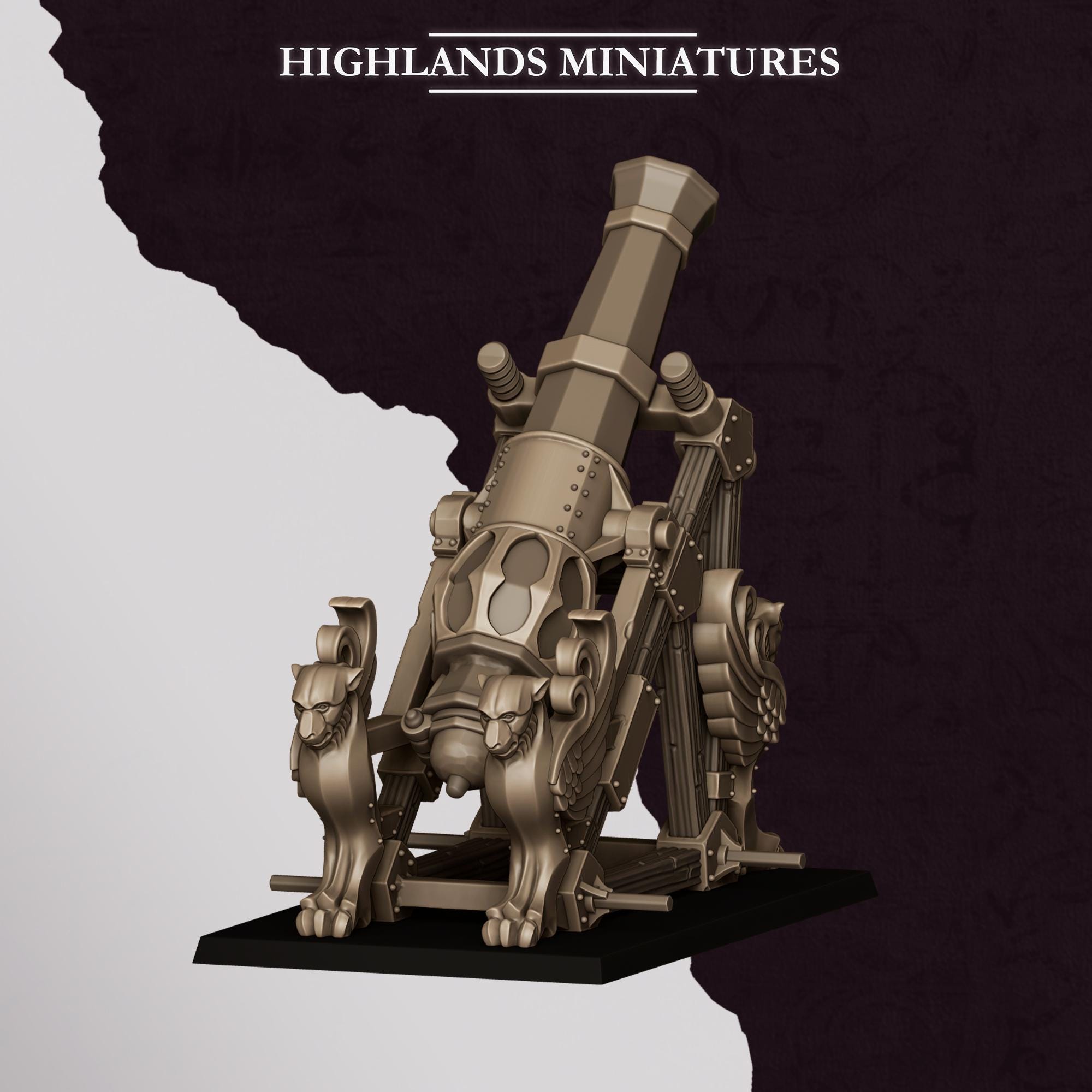 Sons of Marduk Mortar - Highlands Miniatures