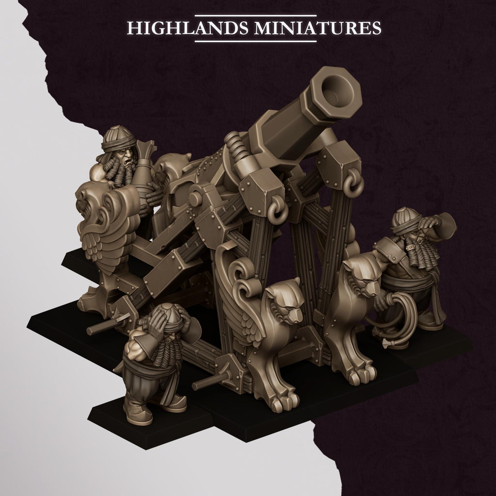 Sons of Marduk Mortar - Highlands Miniatures
