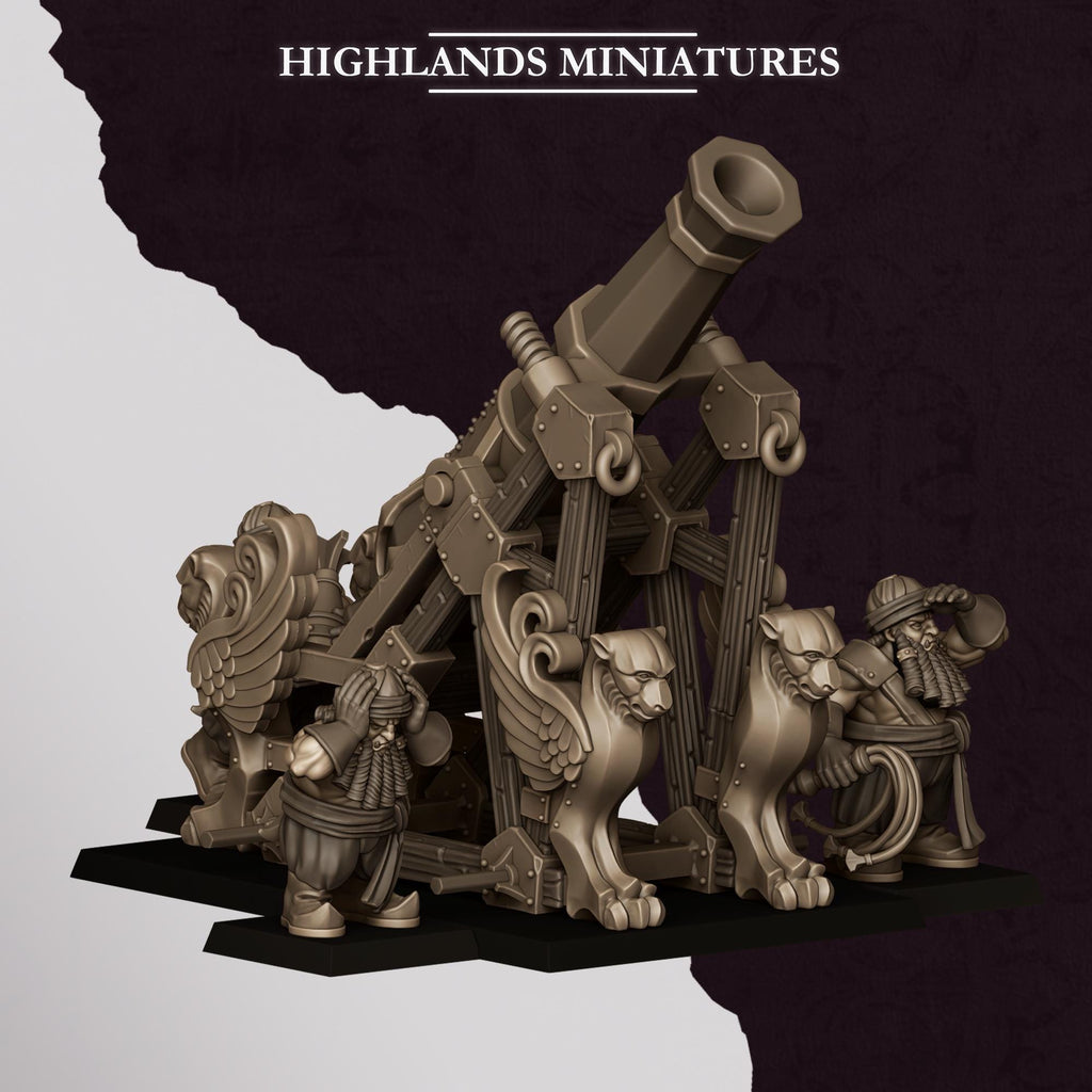 Sons of Marduk Mortar - Highlands Miniatures