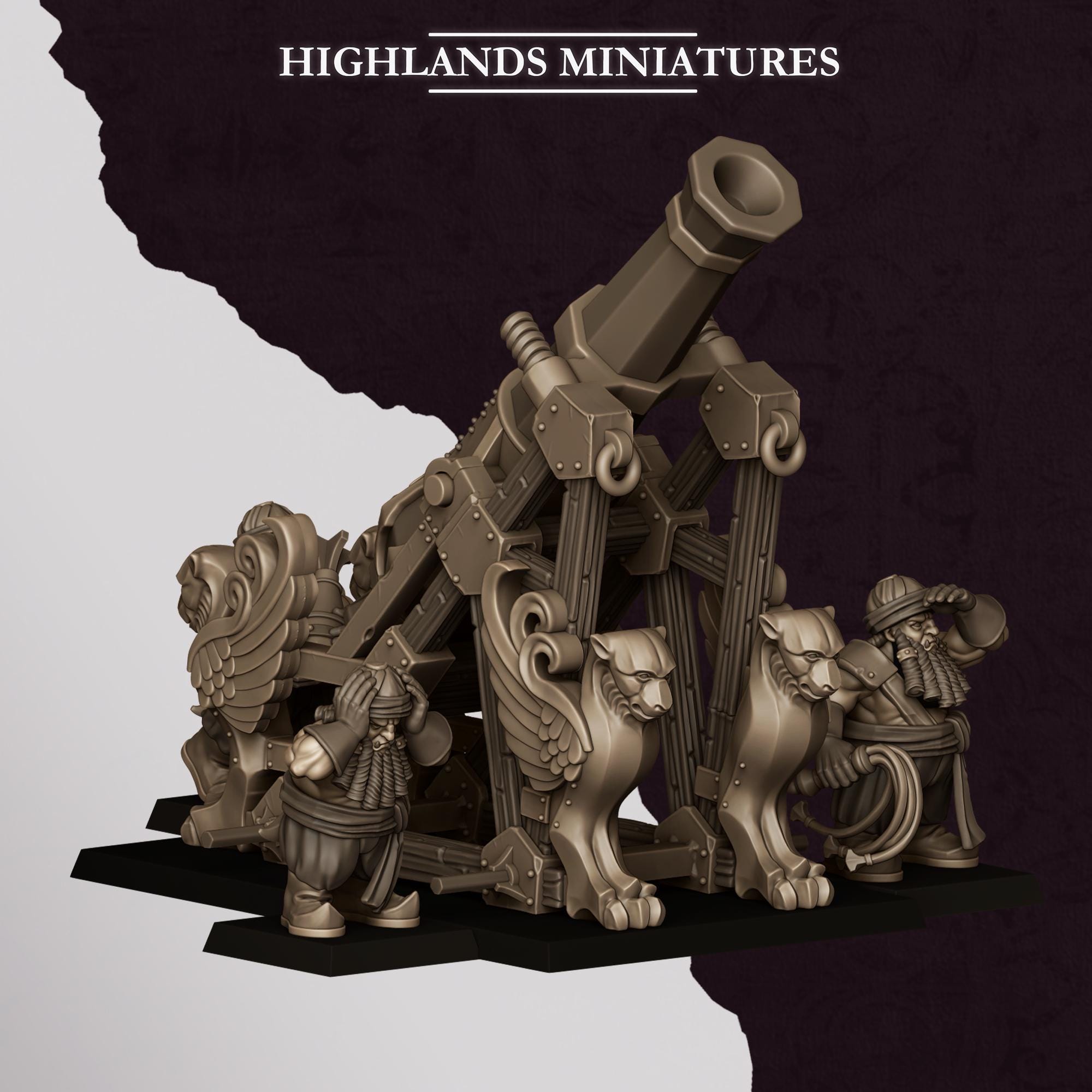 Sons of Marduk Mortar - Highlands Miniatures