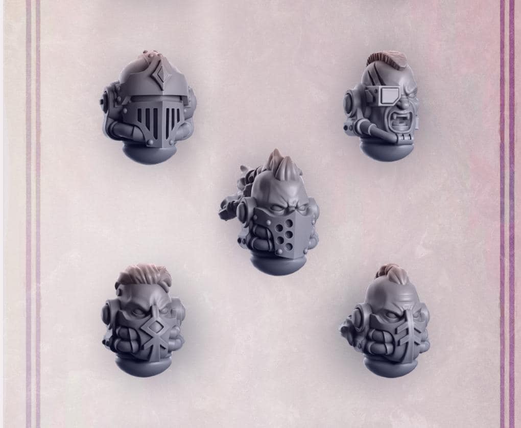 Greytide Studios Primal hounds heads pack