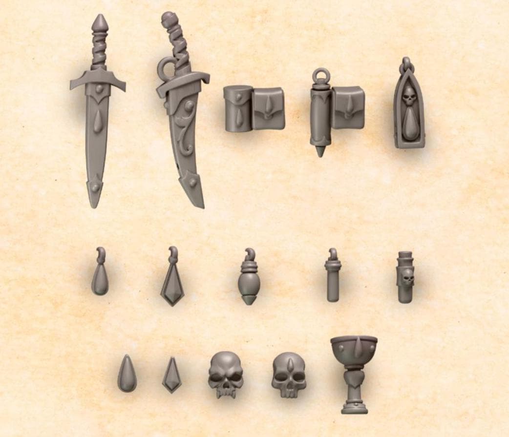 Greytide Studios Crimson lords Decorations