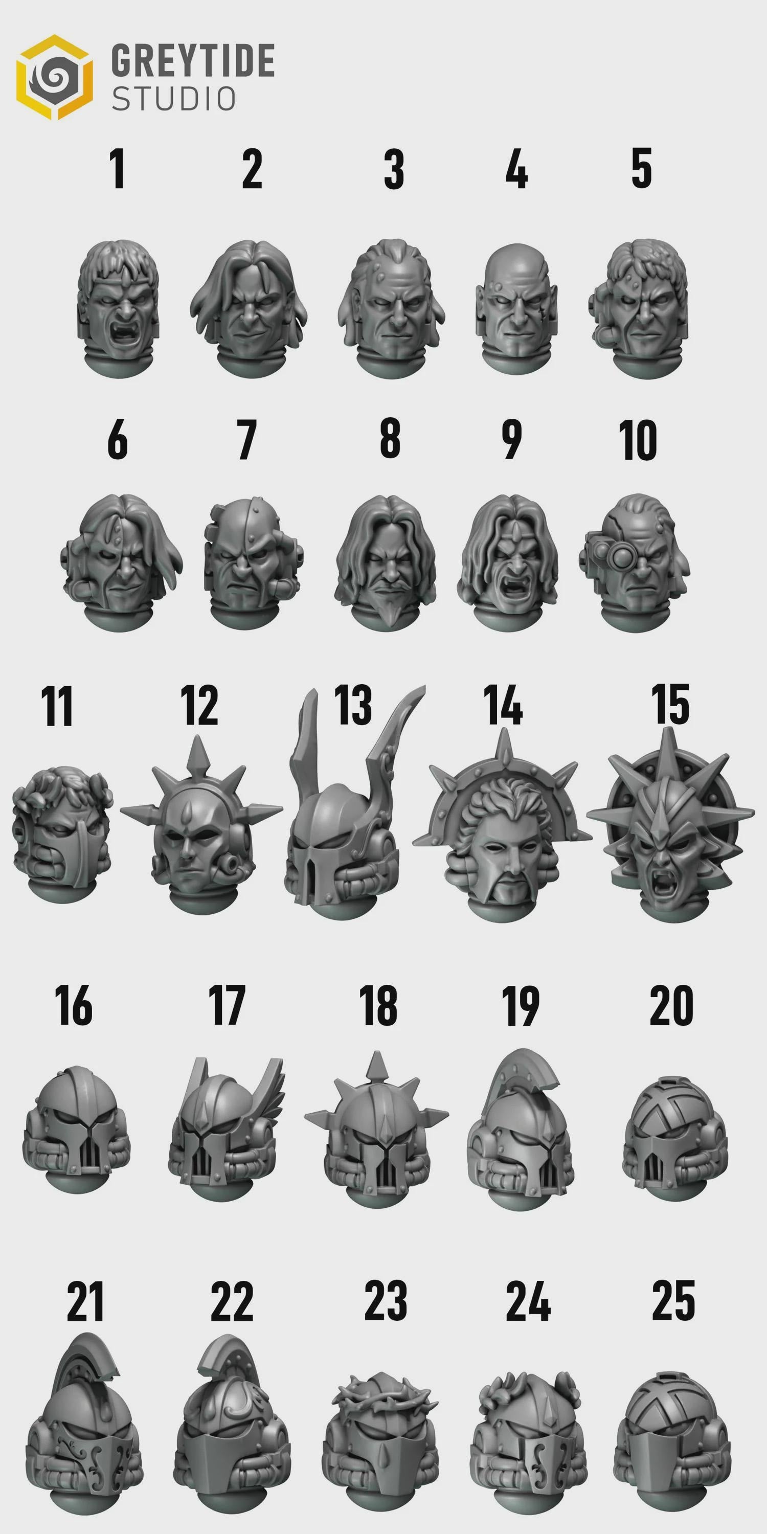 Greytide Studios Crimson Heads upgrade kit