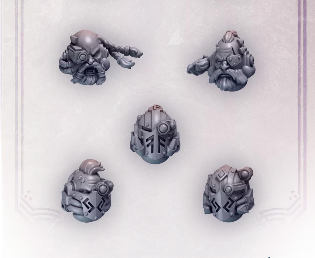 Greytide Studios Primal hounds heads pack