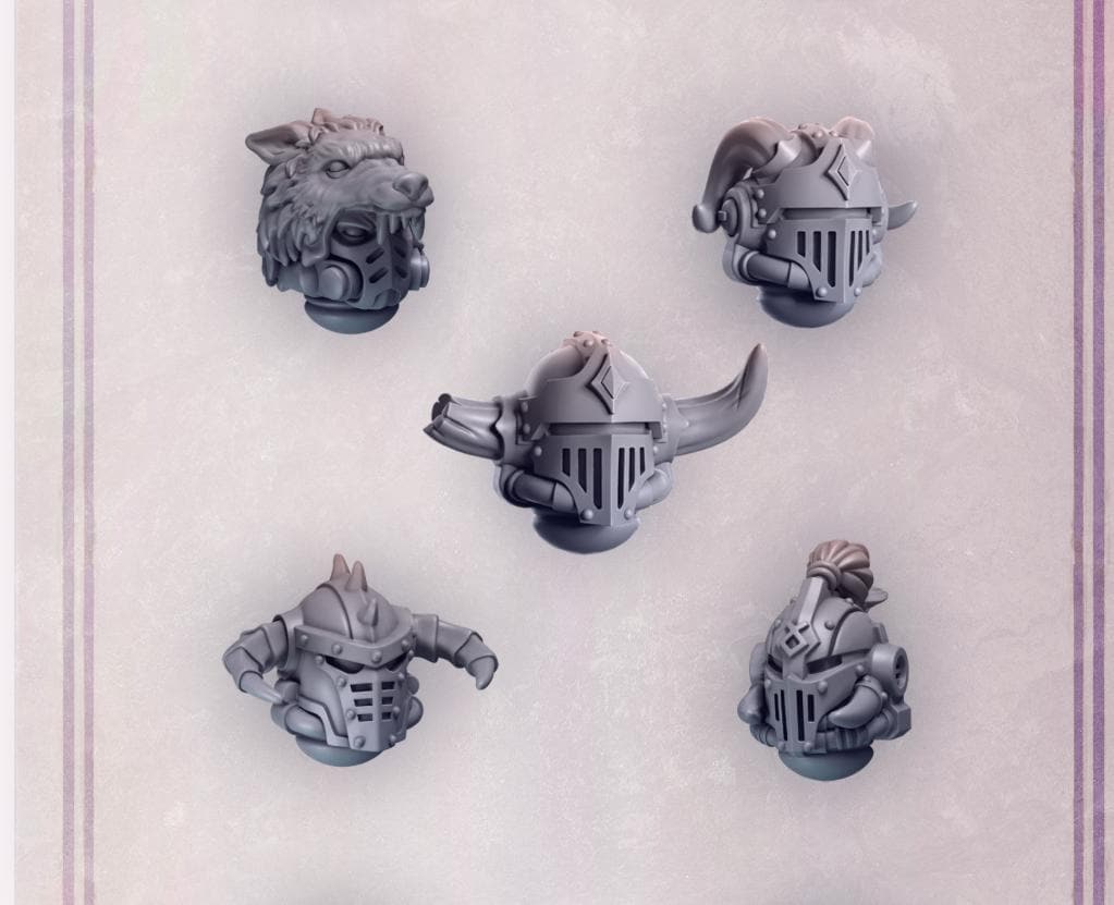 Greytide Studios Primal hounds heads pack