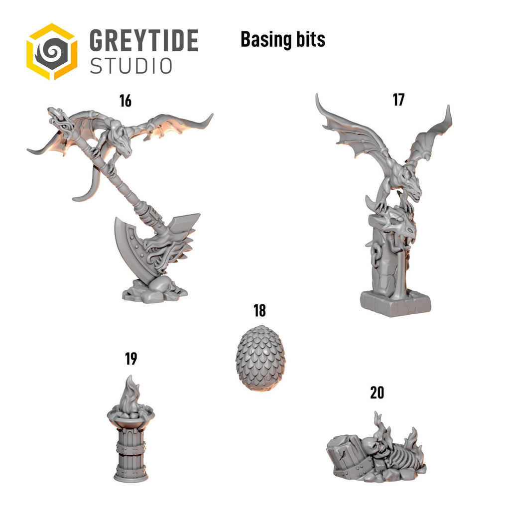 NEW Greytide Studios Anvil Warden Basing bits 2