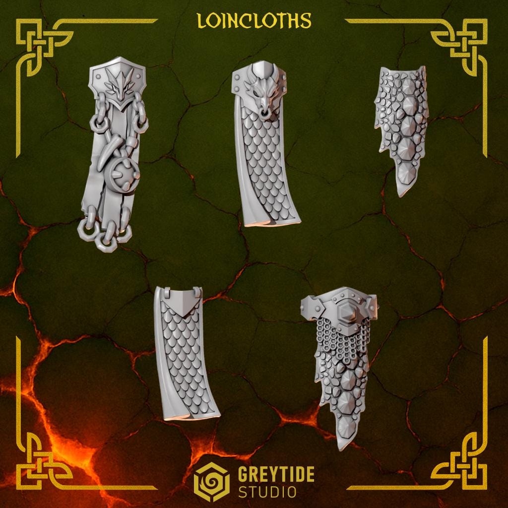 Greytide Studios Anvil Warden loincloths 1
