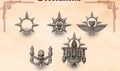 10x Greytide Studios Crimson lords backpack Decorations