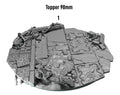 Greytide Studios Crimson lords base toppers 90mm