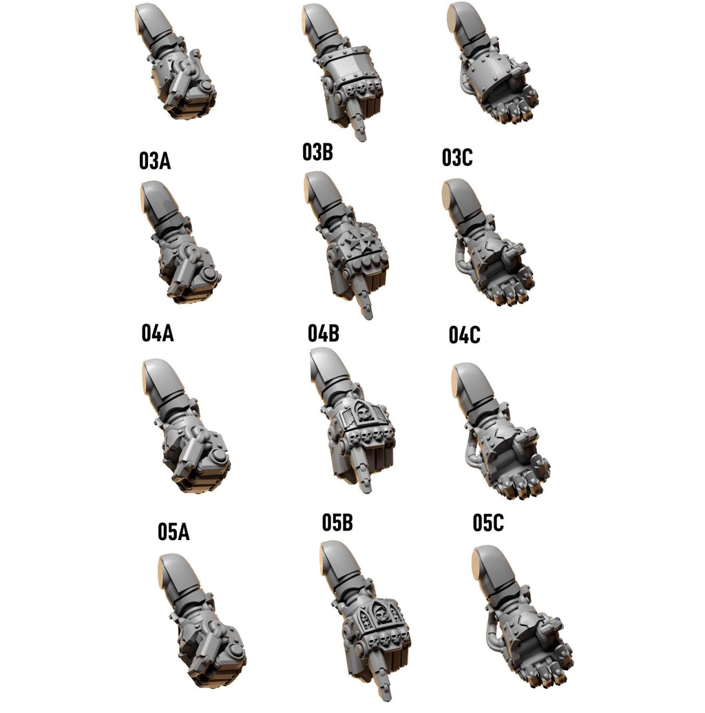 12x Greytide Studios Eternal Fists