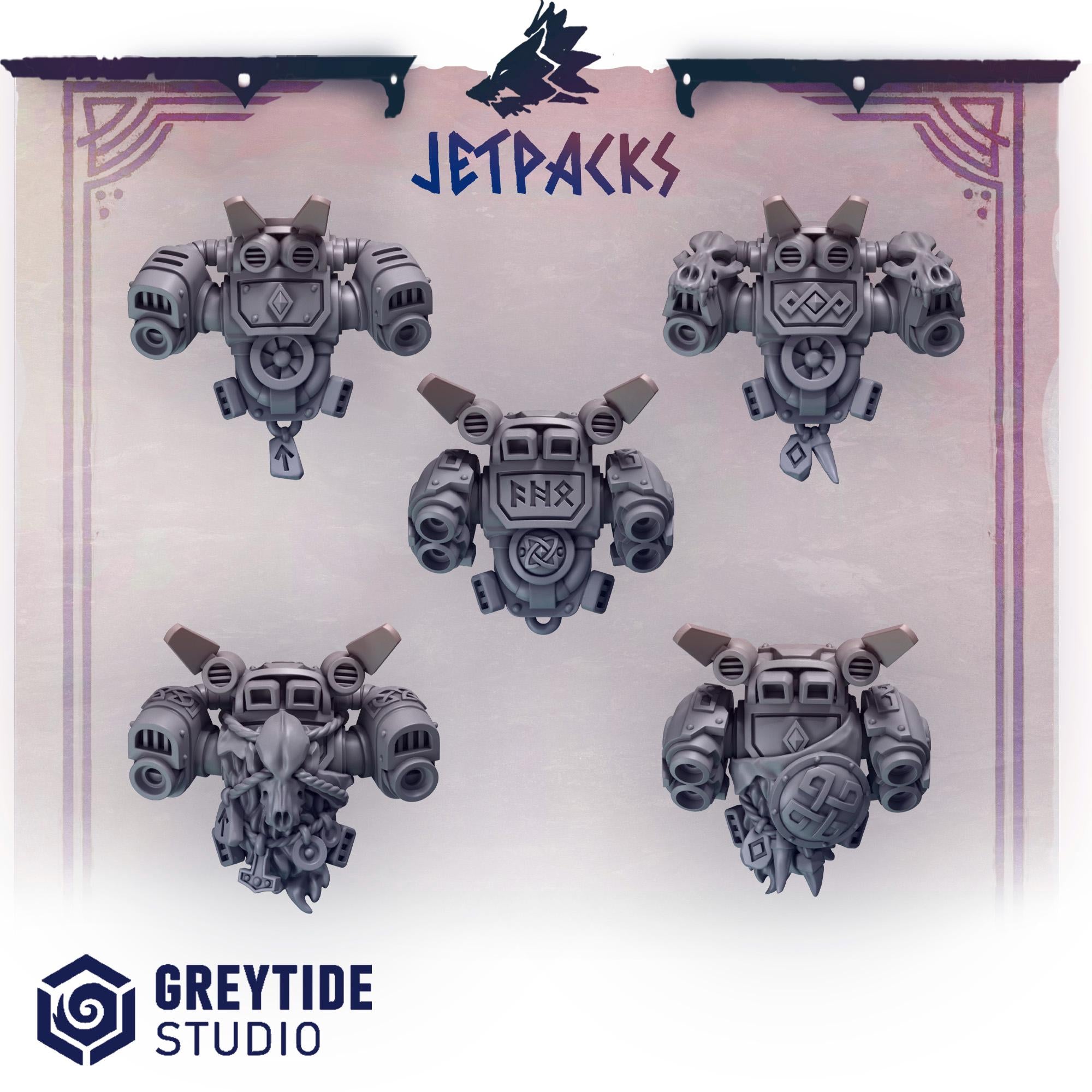Greytide Studios Primal Hounds jump backpacks upgrade kit