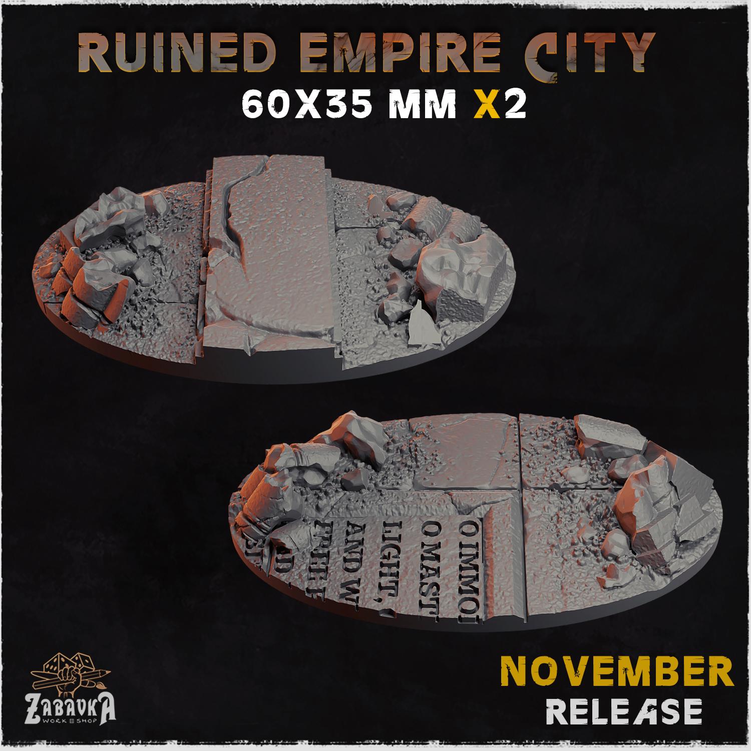 Ruined Empire City - Bases & Toppers by Zabavka Workshop